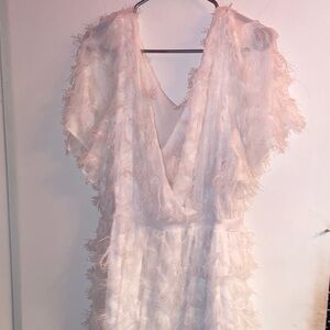 SHEIN White Textured Dress